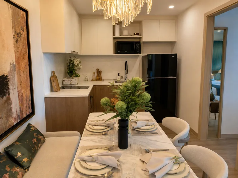 Apartment 1-bedroom 32 sqm in The Title Olive (Nai Yang) · kitchen