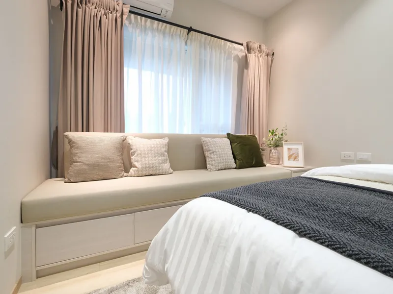 Studio 26 sqm in The Title Serenity Naiyang (Nai Yang) · bedroom