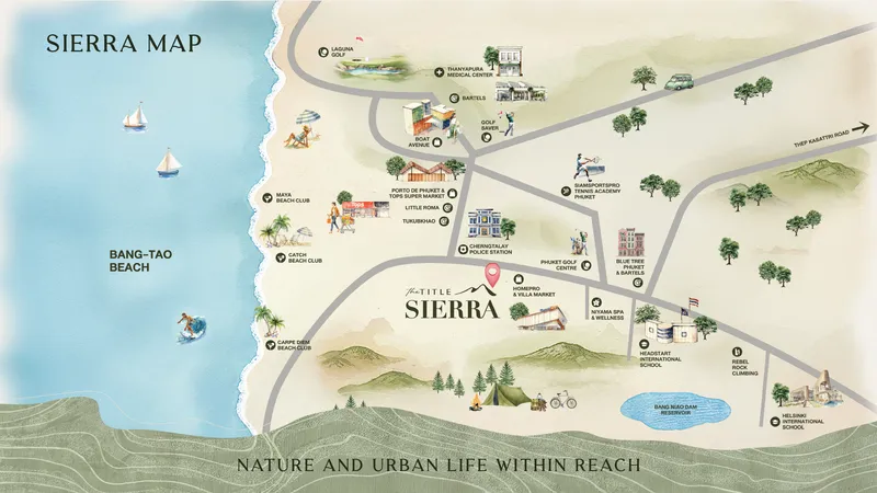 Apartment 1-bedroom 28 sqm in The Title Sierra (Bang Tao) · Development floor plan