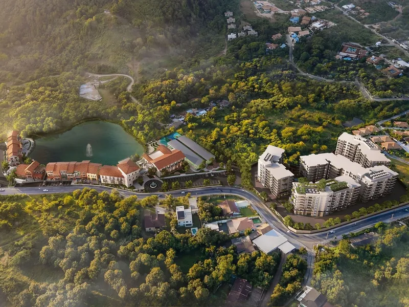 Apartment 1-bedroom 33 sqm in The Title Vivana (Kamala) · Developer render
