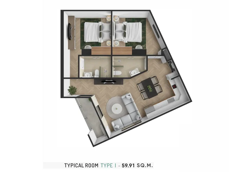 The Zero Bang Tao, floor plan