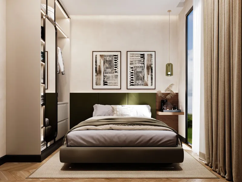 Studio 27 sqm in The Zero Bang Tao (Bang Tao) · bedroom