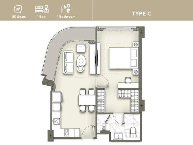 VIBE Residence, floor plan
