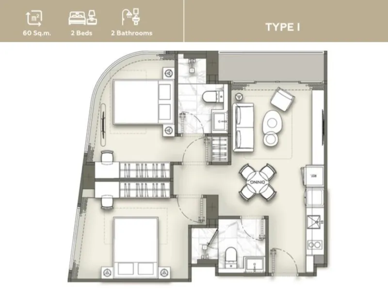 VIBE Residence, floor plan
