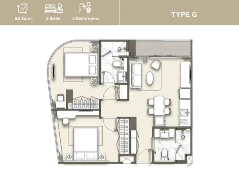 VIBE Residence, floor plan