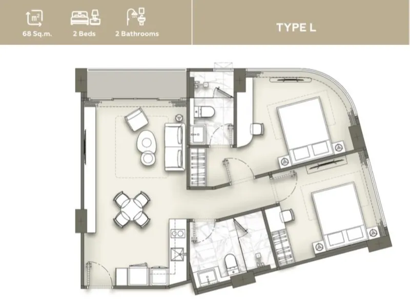 VIBE Residence, floor plan