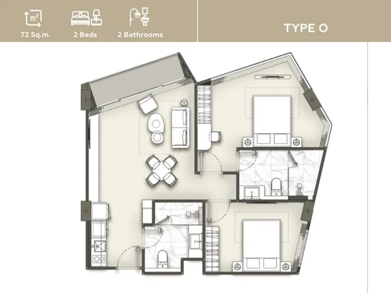VIBE Residence, floor plan