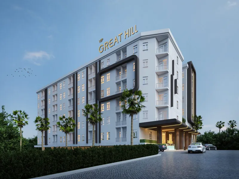 Studio 22 sqm in VIP GREAT HILL (Nai Yang) · Developer render
