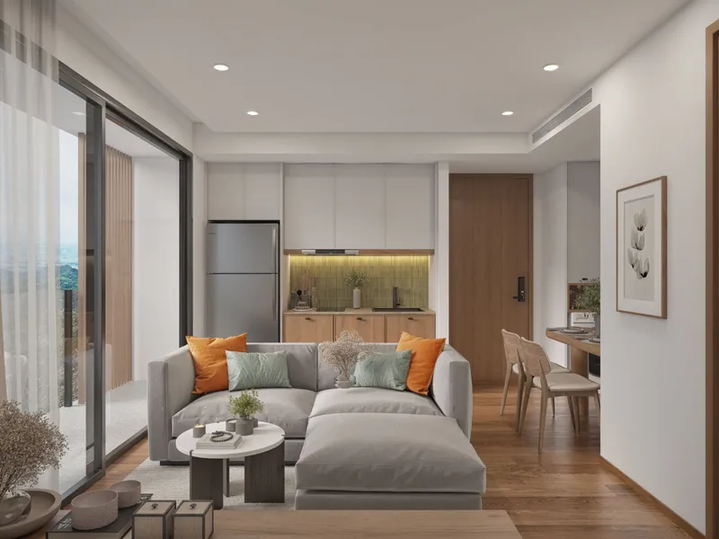 Studio 30 sqm in VIP Tropika (Bang Tao) · interior
