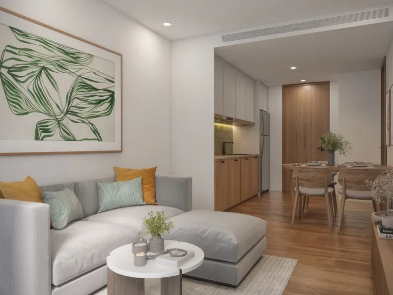 Studio 30 sqm in VIP Tropika (Bang Tao) · interior