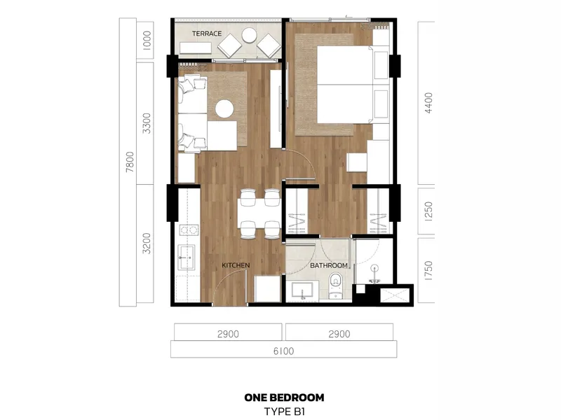VIP Tropika, floor plan