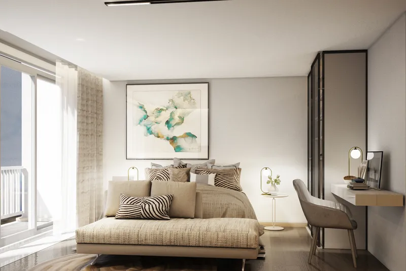 Apartment 1-bedroom 45 sqm in VIP Space Odyssey (Rawai) · Developer render