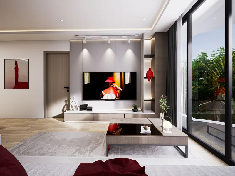 Appartamento con 1 camera da letto 54 m² a Wallaya Residence Nai Harn (Nai Harn) · interni