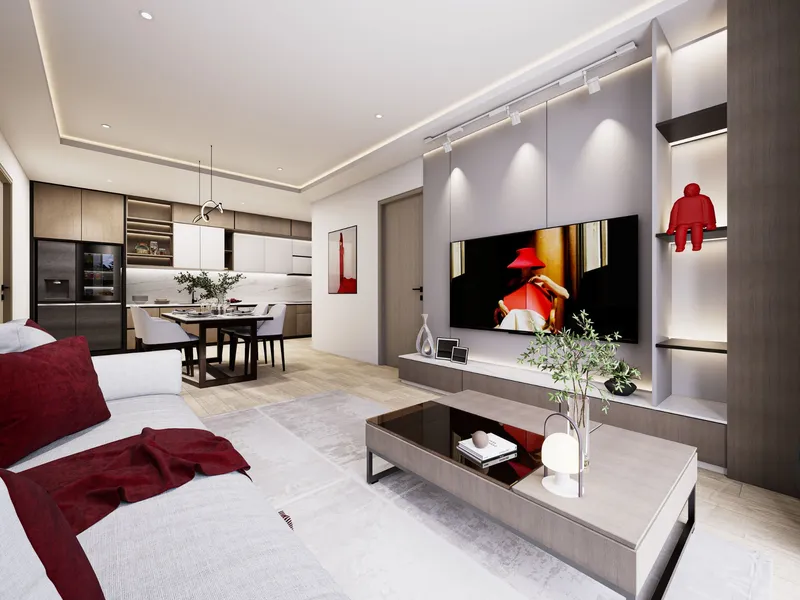 Appartamento con 1 camera da letto 54 m² a Wallaya Residence Nai Harn (Nai Harn) · interni