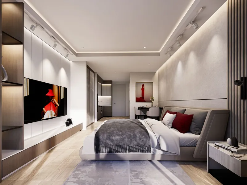Appartamento con 1 camera da letto 54 m² a Wallaya Residence Nai Harn (Nai Harn) · interni