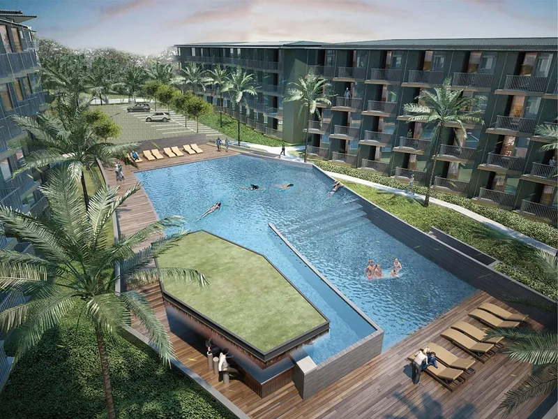 Studio 30 sqm in Wing Samui Condominium (Bophut) · facilities