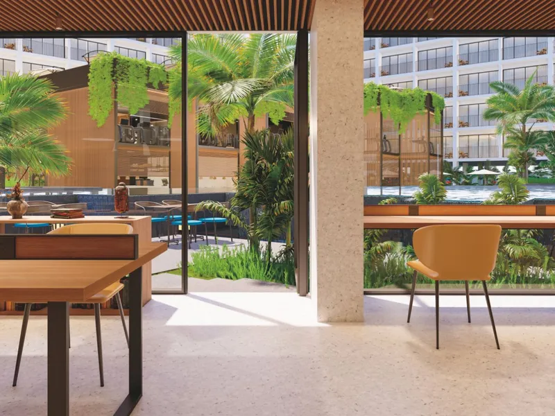 Appartamento con 1 camera da letto 28 m² a Wyndham Fantasea Chalong (Chalong) · atrio