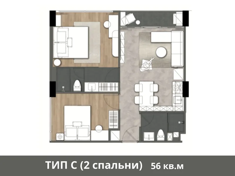 Wyndham Fantasea Chalong, floor plan