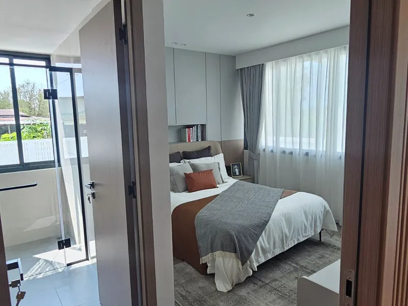 Appartamento con 1 camera da letto 28 m² a Wyndham Fantasea Chalong (Chalong) · camera da letto
