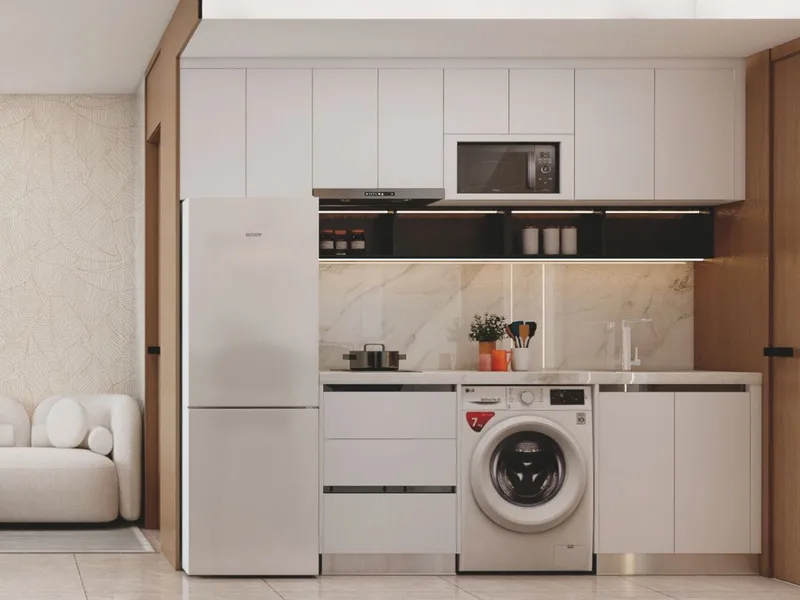 Appartamento con 1 camera da letto 28 m² a Wyndham Fantasea Chalong (Chalong) · cucina