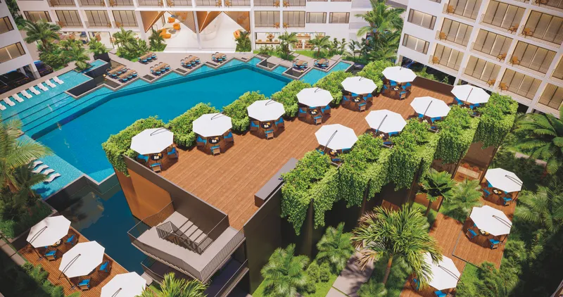 Appartamento con 1 camera da letto 28 m² a Wyndham Fantasea Chalong (Chalong) · Rendering del promotore