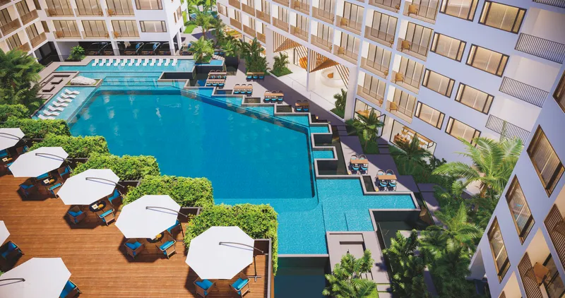 Appartamento con 1 camera da letto 28 m² a Wyndham Fantasea Chalong (Chalong) · Rendering del promotore