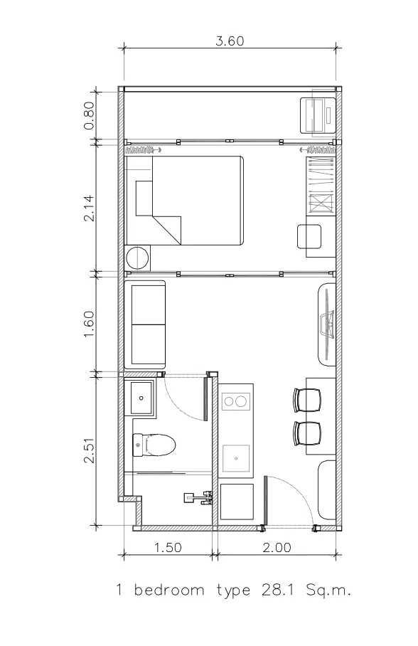 Wyndham Fantasea Chalong, floor plan