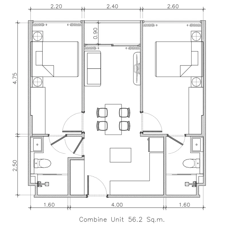 Wyndham Fantasea Chalong, floor plan
