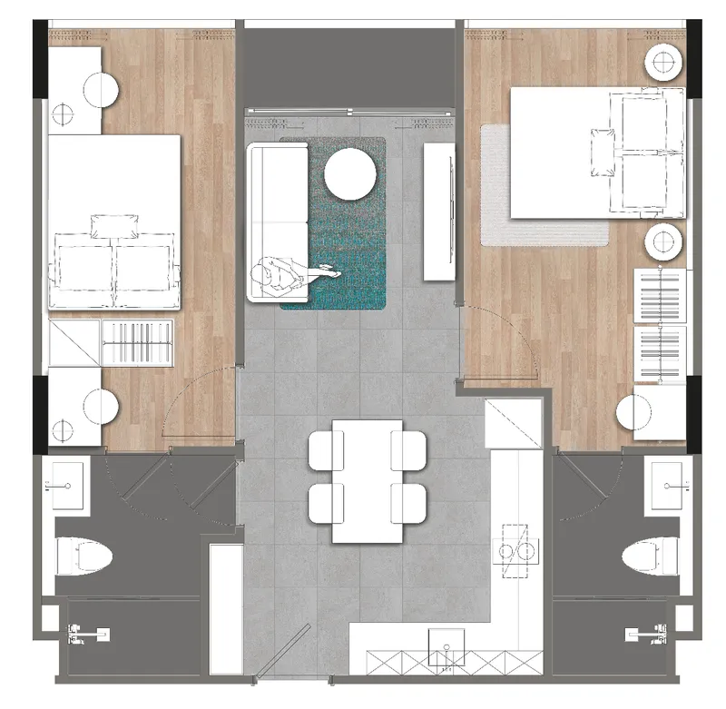 Wyndham Fantasea Chalong, floor plan