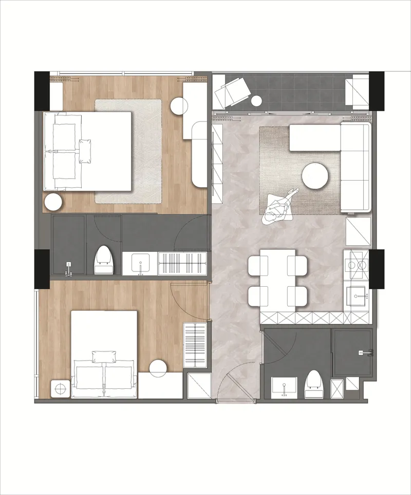 Wyndham Fantasea Chalong, floor plan