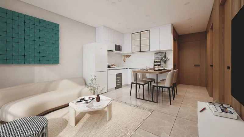 Appartamento con 1 camera da letto 28 m² a Wyndham Fantasea Chalong (Chalong) · Rendering del promotore