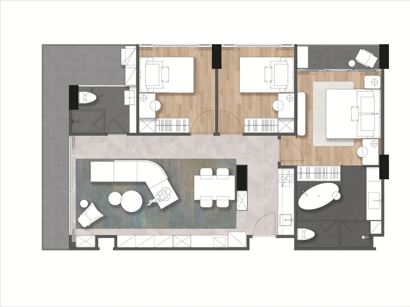 Wyndham Fantasea Chalong, floor plan