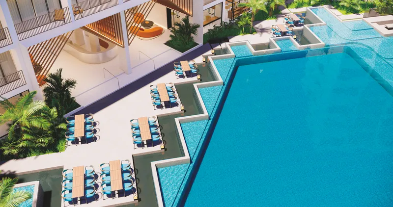 Appartamento con 1 camera da letto 28 m² a Wyndham Fantasea Chalong (Chalong) · Rendering del promotore