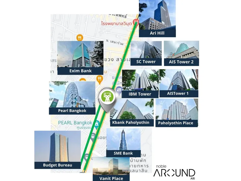 Apartment 1-bedroom 42 sqm in Noble Around Ari (Ari) · Development floor plan