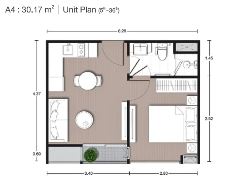 Noble Emmerse Phromphong, floor plan