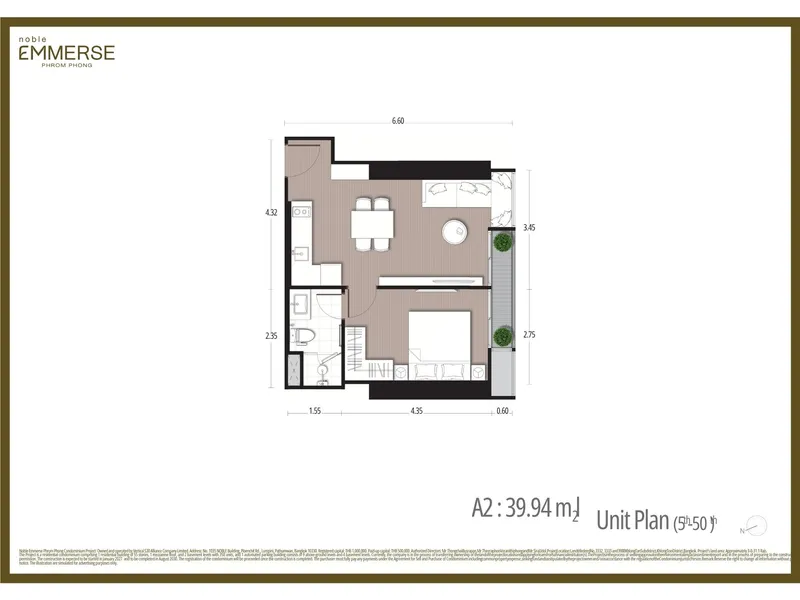 Noble Emmerse Phromphong, floor plan