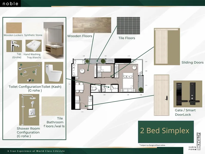 Noble Form Thonglor, floor plan