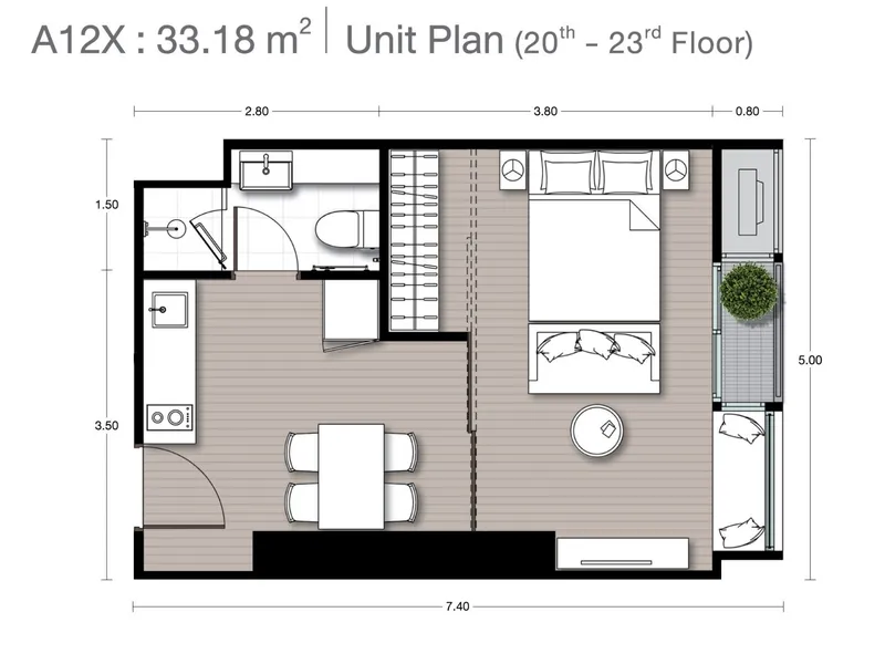 Noble Form Thonglor, floor plan