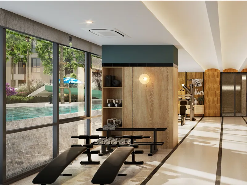 Studio 23 sqm in Nue Coast Khu Khot (Khu Khot) · interior