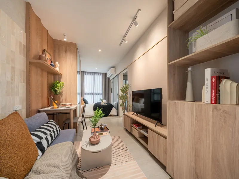 Studio 23 sqm in Nue Coast Khu Khot (Khu Khot) · interior