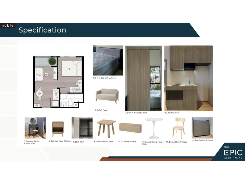 Nue Epic Asok-Rama9, floor plan