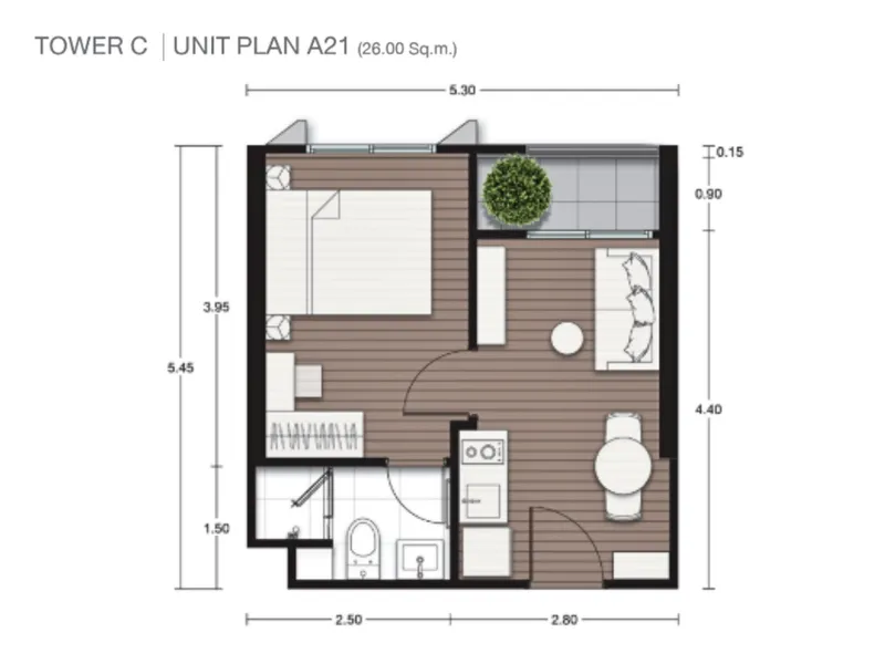Nue Epic Asok-Rama9, floor plan