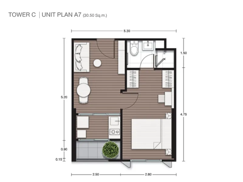 Nue Epic Asok-Rama9, floor plan