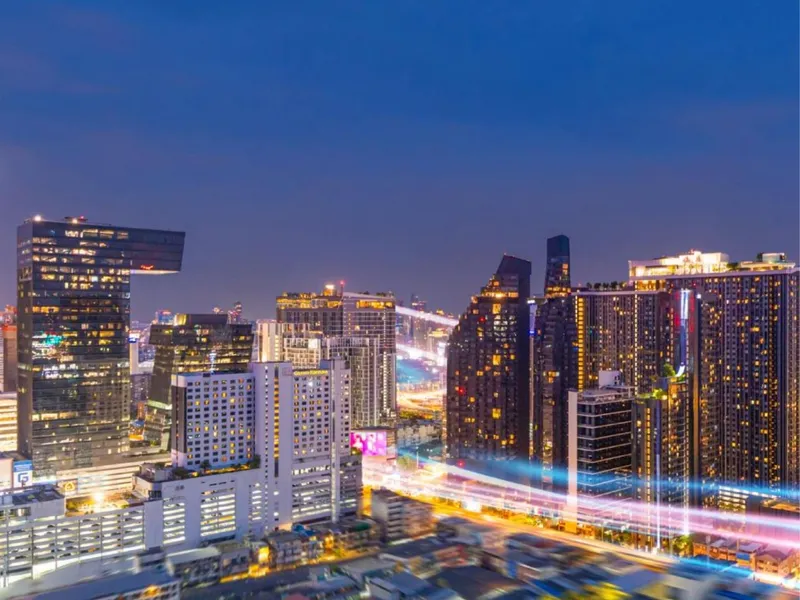 Apartment 1-bedroom 26 sqm in Nue Epic Asok-Rama9 (Asok–Rama 9) · aerial view