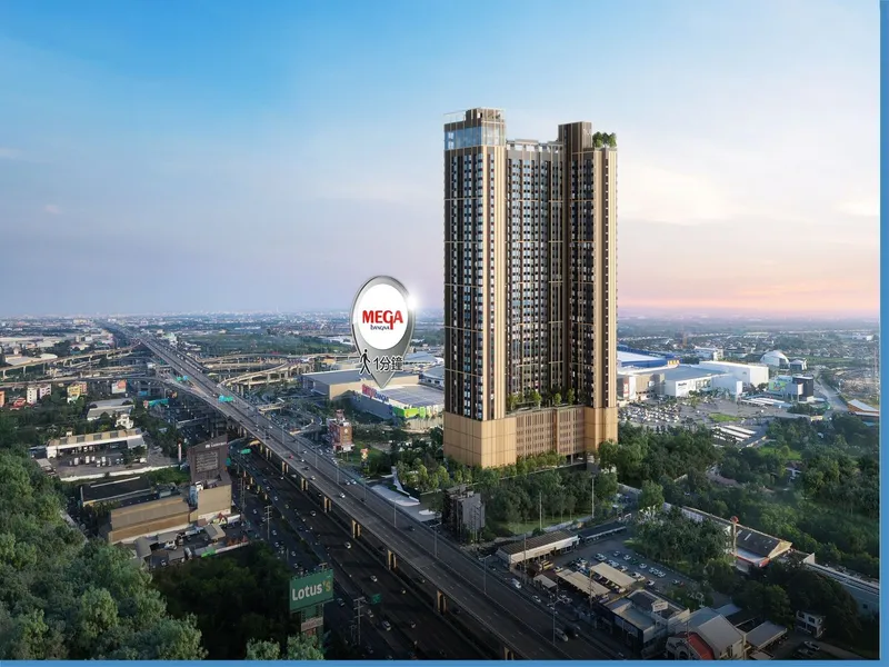 Apartment 1-bedroom 26 sqm in Nue Mega Plus Bangna (Bangna) · Developer render