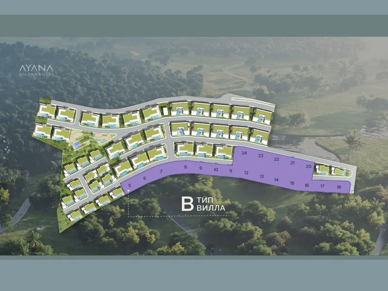 Ayana Soluna Villas, floor plan
