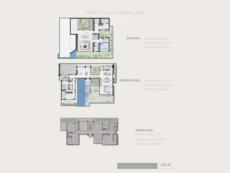 Ayana Soluna Villas, floor plan