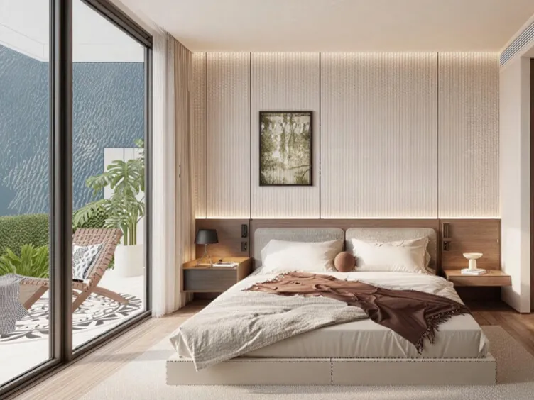 Ayana Soluna Villas, bedroom