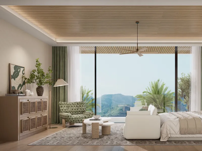 Ayana Soluna Villas, bedroom