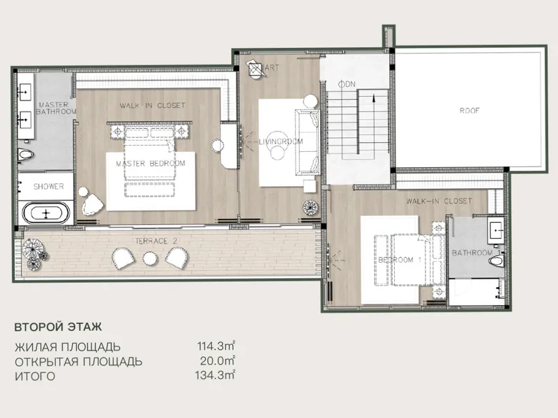 Ayana Soluna Villas, floor plan